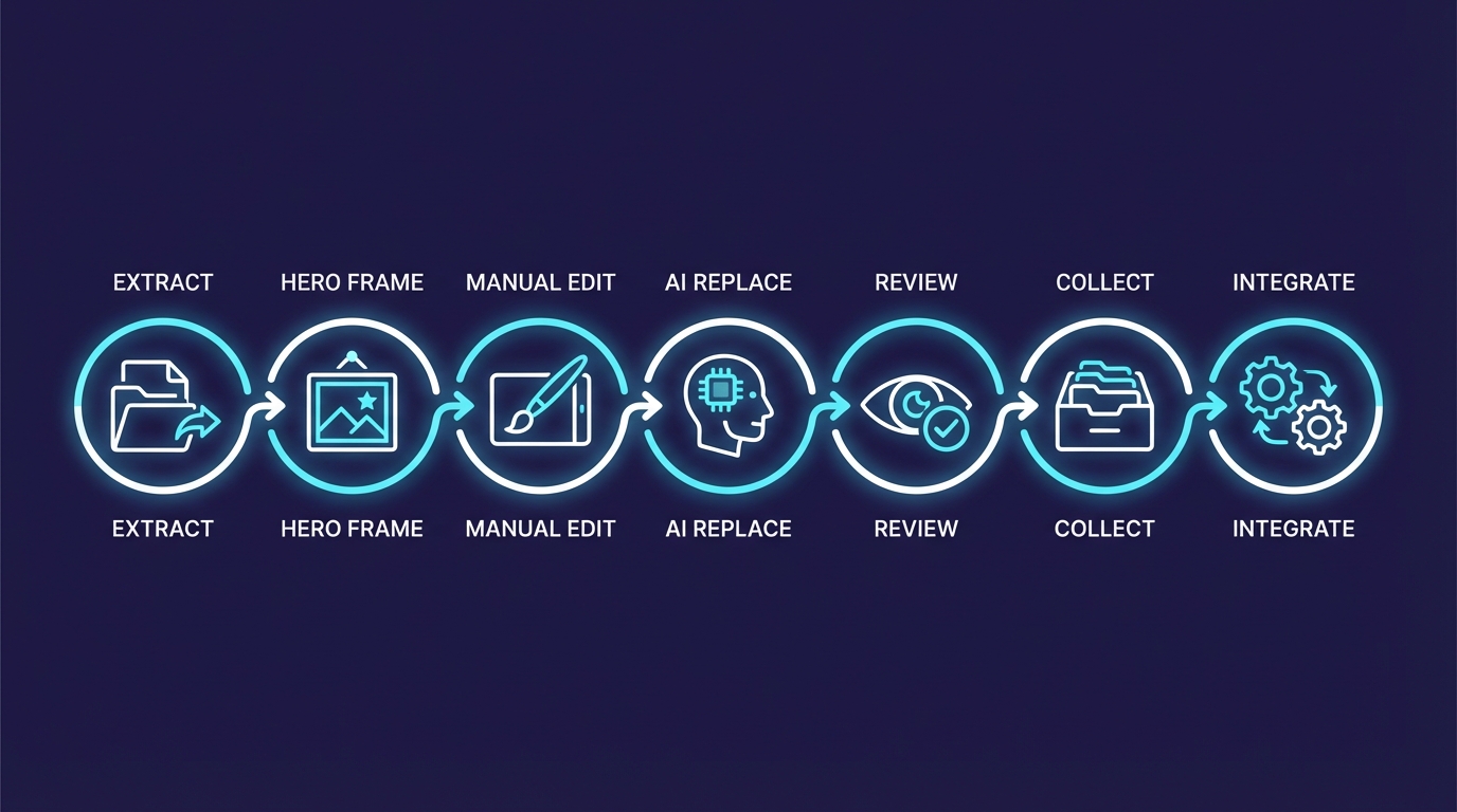 תהליך עיבוד וידאו ב-7 שלבים