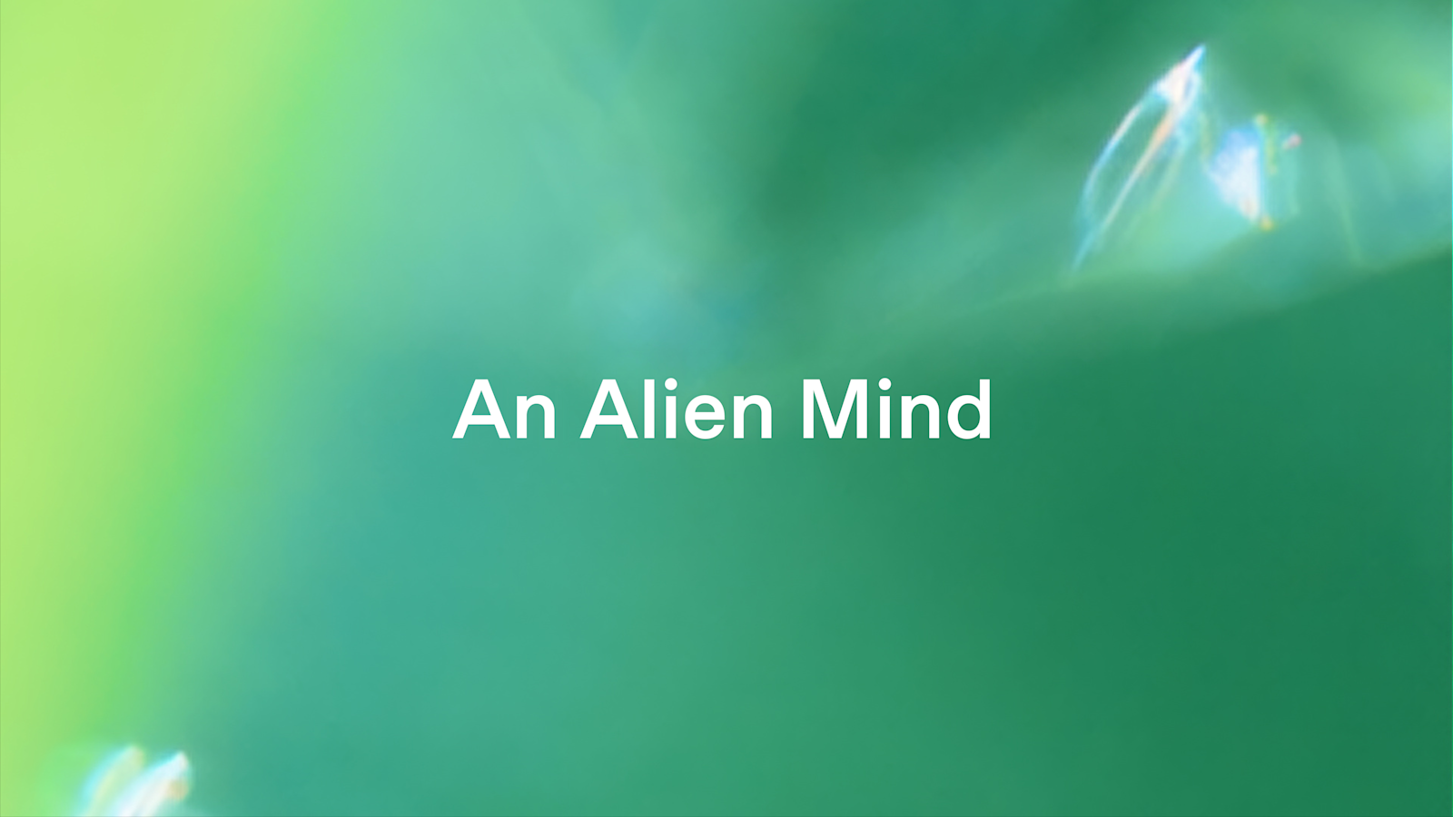 An Alien Mind — OpenAI